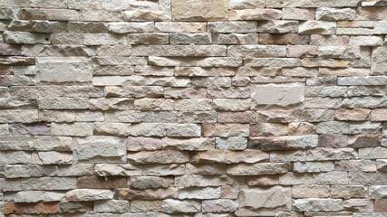 The brick wall pattern texture background.