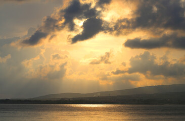 Photo of a beautiful sunset