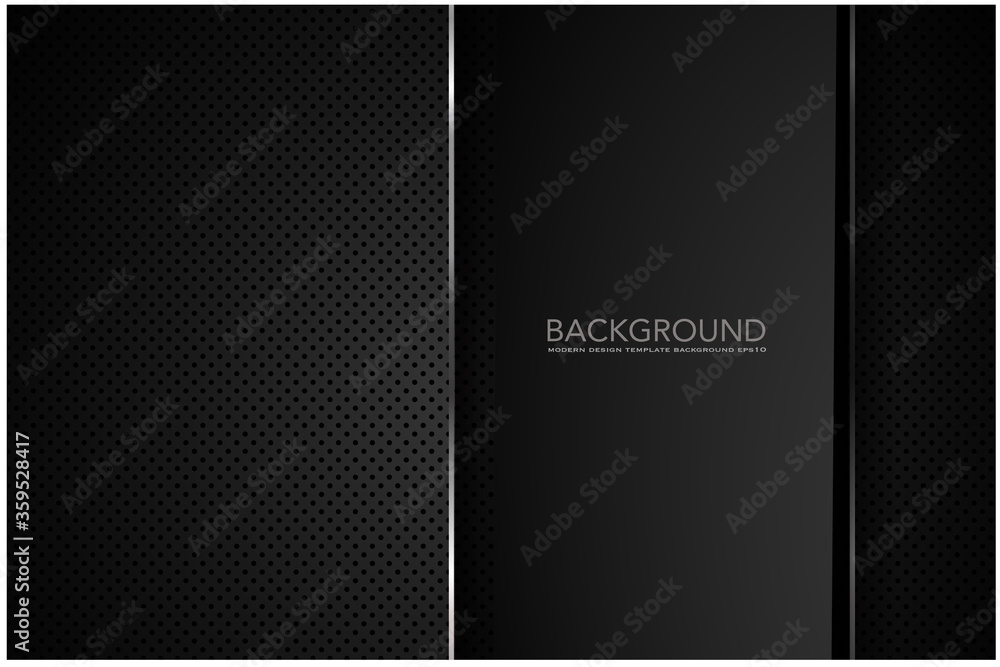 Aufkleber black abstract background pattern stripe paper material 3d render. business technology commercial sa