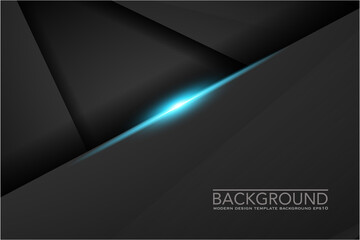abstract metallic black blue geometric frame sport design concept innovation background