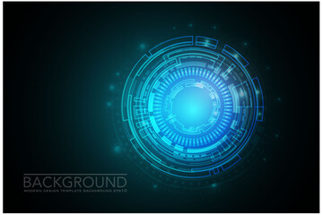 Futuristic and abstract background,Head up display concept.Vector EPS 10 illustration.