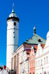 Fototapeta na wymiar historic architecture Domazlice, Czech Republic