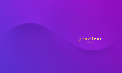 Abstract purple and blue colorful vector background, color smooth shadow 3d wave for design brochure, website, flyer.