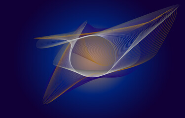 Round abstract colourful background