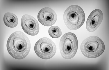 roud egg formed blend collage