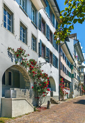 Street in Rapperswil, Switzerland