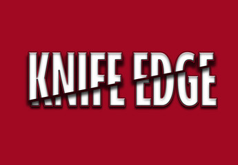 Sliced Text Effect Style Mockup