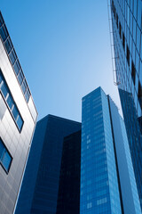 Modern skyscrapers in the city of Tallinn, Estonia.