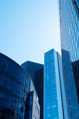 Modern skyscrapers in the city of Tallinn, Estonia.