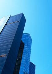 Modern skyscrapers in the city of Tallinn, Estonia.