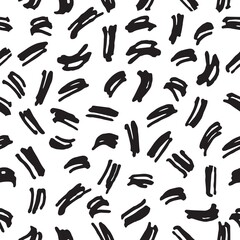 Seamless pattern Doodles texture elements. Vector hand drawn