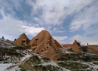 Fototapeta na wymiar Around love castle in Kapadokya