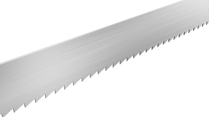 Saw blade isolated on white background. Single object. 3d illustration.