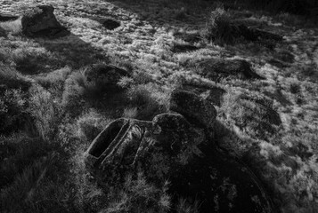 Natural Park of Barruecos, the graves are archaeological remains of IV century AD approximately.