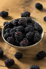 Raw Organic Fresh Blackberries