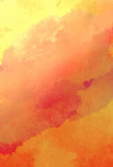 Orange watercolor background