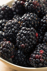 Raw Organic Fresh Blackberries