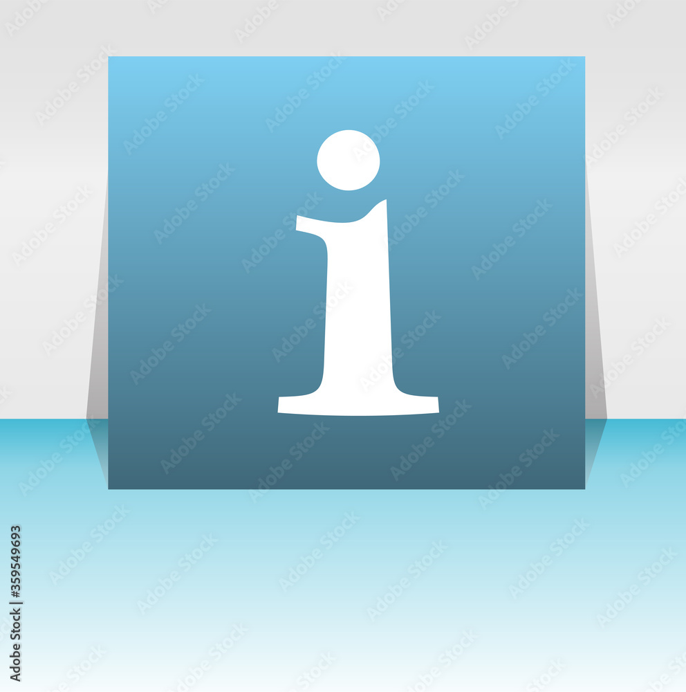 Poster info web button information symbol sign, info symbol . letter i web button sybmol design