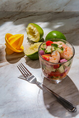 Peruvian Shrimp Ceviche