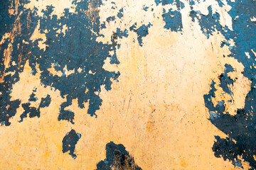 Abandoned old rusty sheet of metal. Abstract modern trendy red rusty texture background