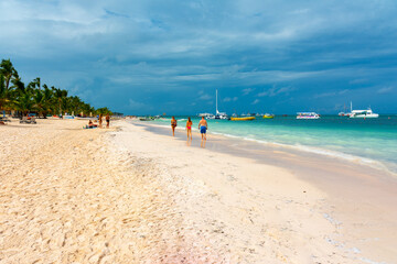 Caribbean sea view, bavaro beach, Punta cana, Dominican Republic