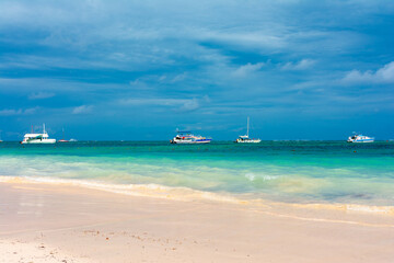 Caribbean sea view, bavaro beach, Punta cana, Dominican Republic