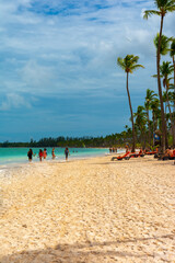 Caribbean sea view, bavaro beach, Punta cana, Dominican Republic