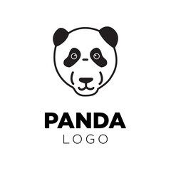 Simple modern professional Panda logo template design versatile
for your business and company
