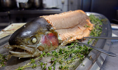 Freshwater whole fish dish