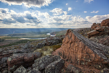 view from the top of the mountain