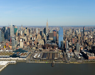 NYC Skyscapers & Hudson River