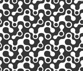 Repeat Elegant Graphic Flow Texture Texture. Seamless Fabric Vector Circular Decoration Pattern. Repetitive Decorative Circle 