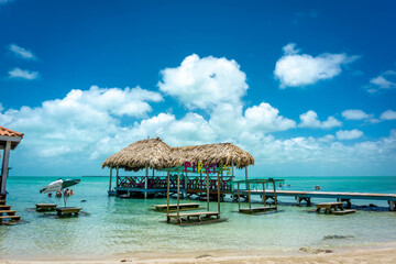Ambergris Caye - Belize, tropical Paradise in the Caribbean sea.
