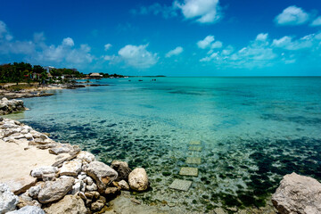 Ambergris Caye - Belize, tropical Paradise in the Caribbean sea.