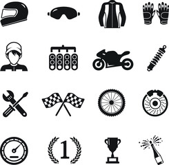 moto racing icons