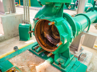 Pump and motor which popular to install with pipe in industrial such chemical, power plant, oil and...