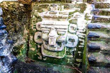 Tikal Temple, Temple of Jaguar, Temple of the Sun God in Guatemala.