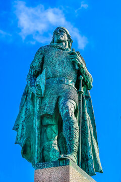 Leif Eriksson Statue Reykjavik Iceland