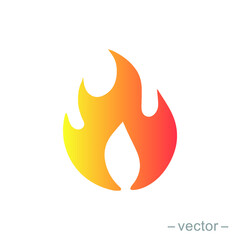 Fire flame logo vector illustration design template. vector fire flames sign illustration isolated. fire icon