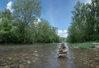 River runs to find peace