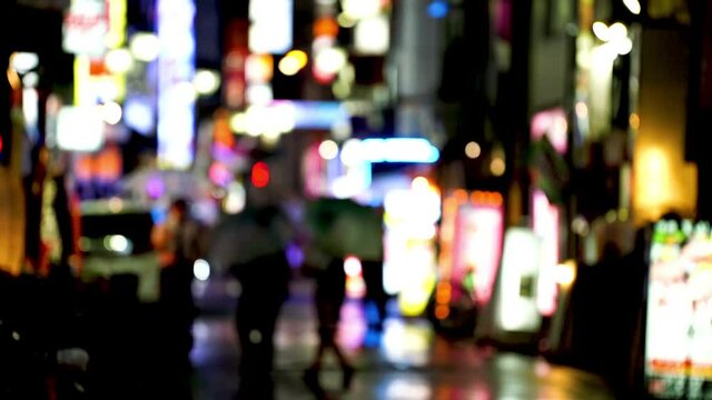 東京　夜の街　新宿歌舞伎町　2020年6月　緊急事態解除後