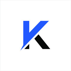 letter k logo vector