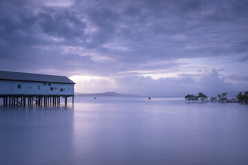 Sugar Wharf, a local landmark at Dickson Inlet, Port Douglas