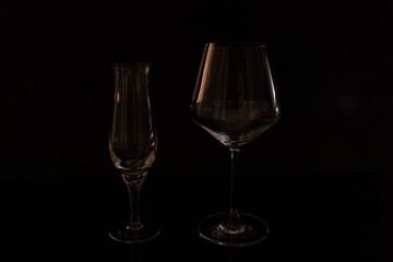 Still life with two glasses