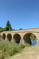 Fototapeta na wymiar Bridge in Richmond, Tasmania. Australia's oldest bridge