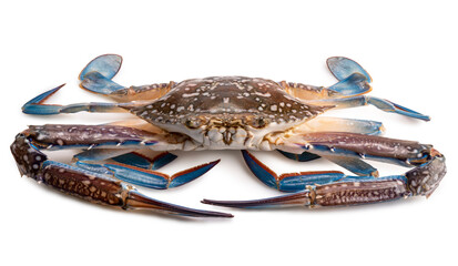 Fresh Blue Crab isolated on white background © MERCURY studio