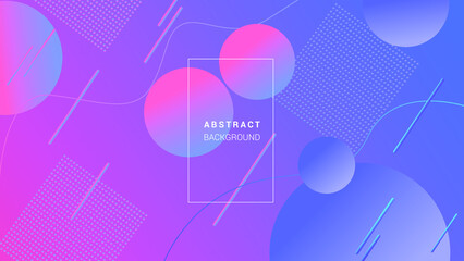 Abstract minimal geometric background. Colorful dynamic shapes. EPS 10 stock vector