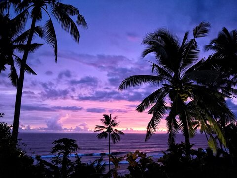 インドネシアバリの夕日