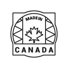Made in Canada label