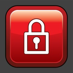 A lock icon illustration.